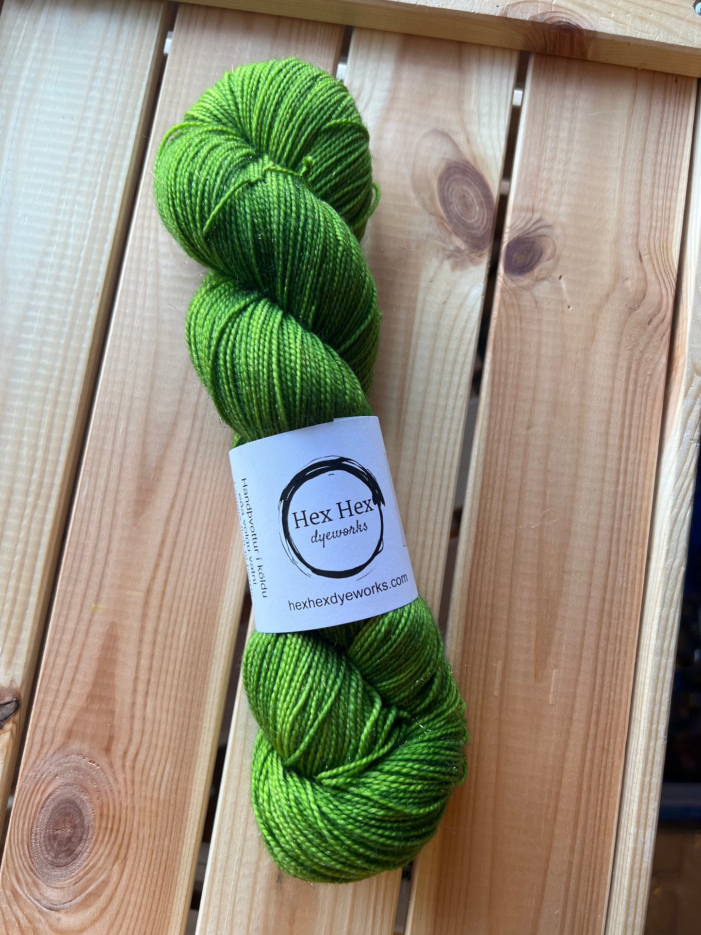 Betri tíð -merino/nylon með glimmeri