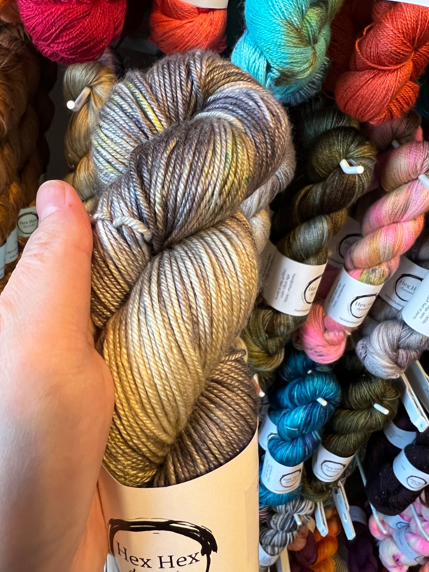 Hellisheiði -merino/silki DK