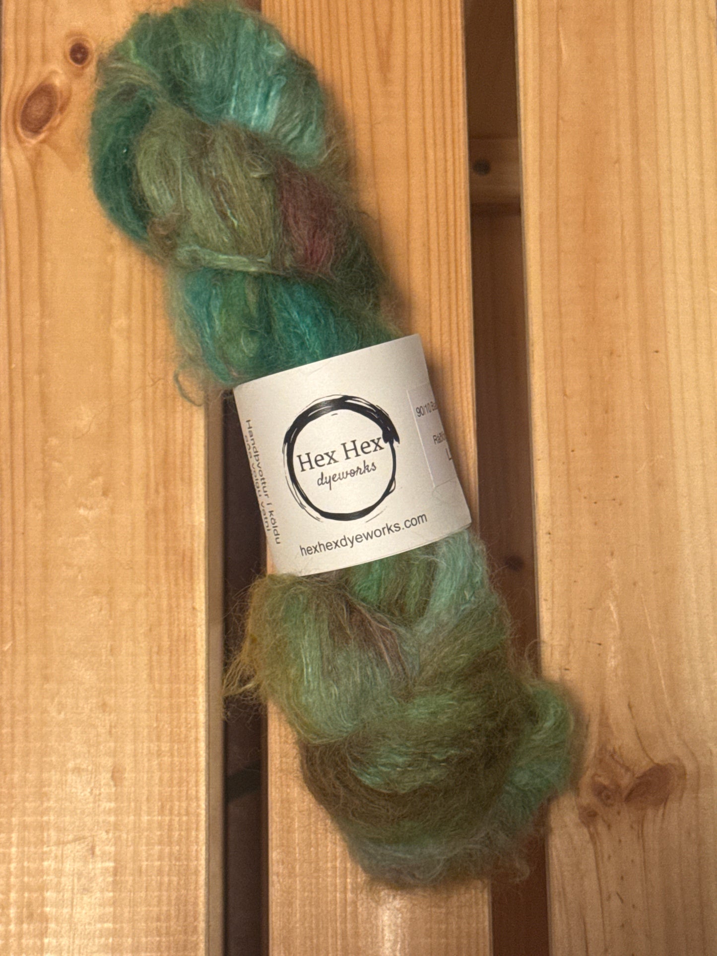 Tilraun 1 - Baby suri alpaca/silki brushed