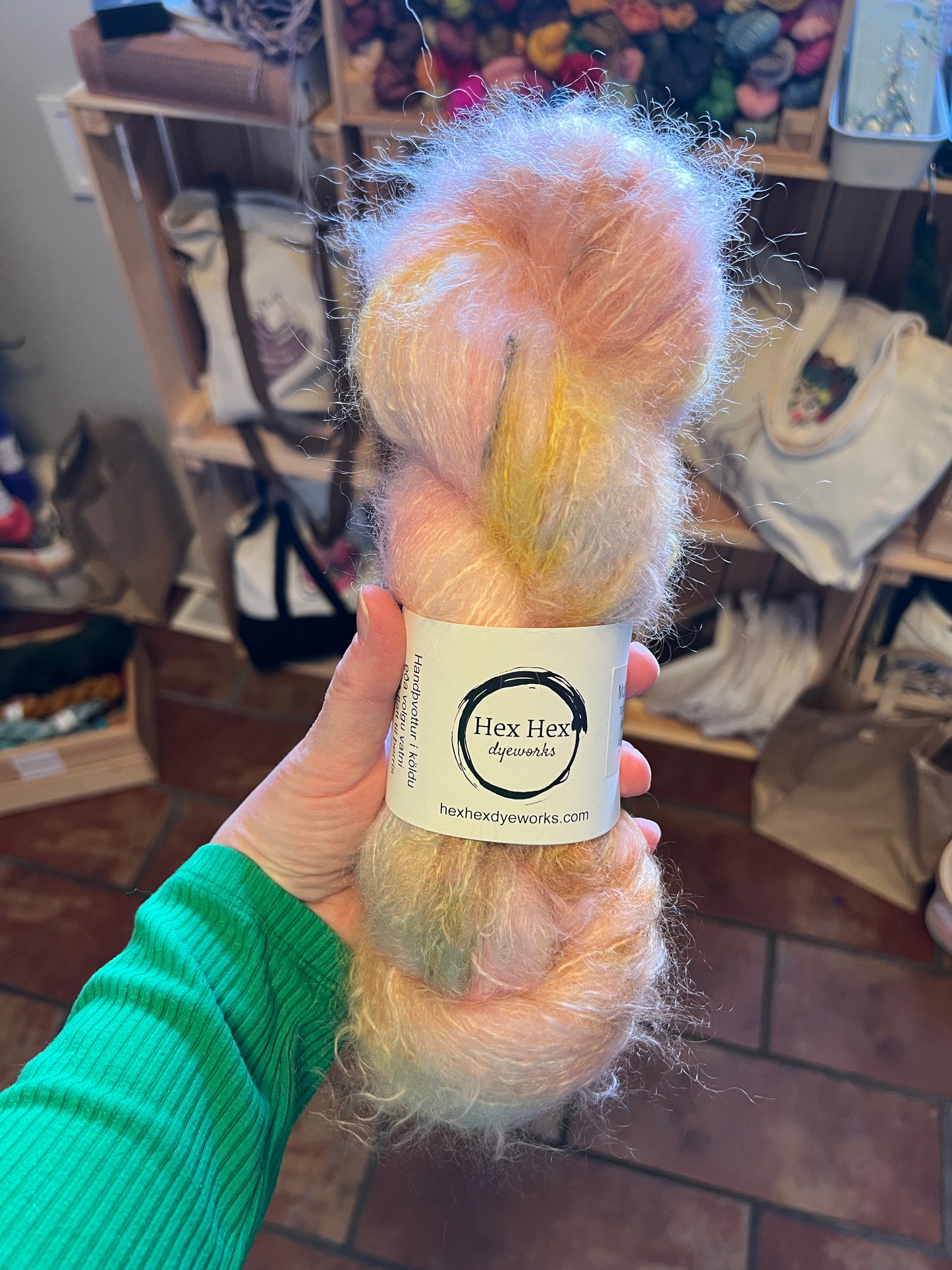 Candy Floss- mohair fluff