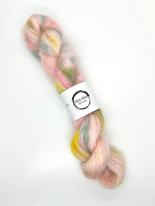 Candy floss mohair